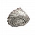 Net hijab with flower design and moti work - Light grey Net hijab with flower design and moti work - Light grey
